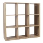 tagre modulable 9 cases klaus 102cm marron