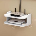 �tag�re murale de bo�te de t�l�vision flottante bo�te murale montage mural wifi routeur stand set - top ...