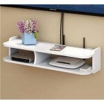 �tag�re murale de bo�te de t�l�vision flottante bo�te murale montage mural wifi routeur stand set - top ...
