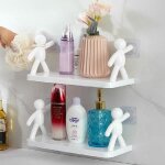 Étagère murale - creative little people - 2 pièces - fixation murale - nanomatériau - salle de bain Étagère murale - creative little people - 2 pièces - fixation murale - nanomatériau - salle de bain