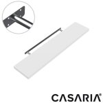 Etagère murale flottante 50cm max. 15kg blanc mdf robuste effet flottant support de fixation inclus étagère ... Etagère murale flottante 50cm max. 15kg blanc mdf robuste effet flottant support de fixation inclus étagère ...