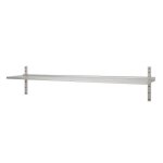 �tag�re murale inox simple niveau 2000 x 400 x 600 mm pour cuisine professionnelle restaurant