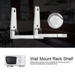 tagre murale pour rack 2x support de four  micro - ondes en acier inoxydable cuisine tagre fixation ...