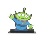 �tag�re murale en forme dextraterrestre disney pixar toy story