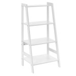 Etagere de rangement escalier pour salle de bain meuble de stockage forme echelle a 4 niveaux mdf laque ... Etagere de rangement escalier pour salle de bain meuble de stockage forme echelle a 4 niveaux mdf laque ...