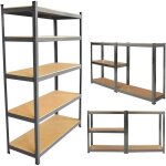 Etag�re de rangement modulable et polyvalente pour atelier 5 tablettes garage - 170x75x30cm - galvanis� ...