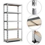 Etagre de rangement modulable et polyvalente pour atelier garage. . . charge max 500kg - 150x70x30cm ...