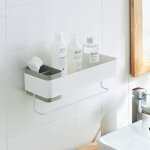 �tag�re rangement murale adh�sive pour salle bainid�ale pour les petits appartements organiseur douche ...