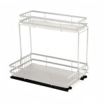 �tag�re rangement sous �vier avec paniers coulissants organisateur multiniveaux pour cuisine & salle ...