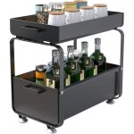 Etagere de rangement sous evier rack avec 2 tiroir coulissant pour cuisine salle de bain chambre salon ...