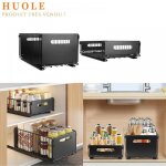 �tag�re de rangement � fixer sous l�vier avec rails coulissants id�ale pour organiser les condiments ...