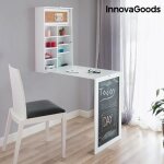 Etagère réversible en table de bureau rabattable - mobiler pour studio gain de place Etagère réversible en table de bureau rabattable - mobiler pour studio gain de place