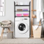 Etag�re de salle de bain pipipoxerarmoire de salle de bain ou machine � laver avec 3 �tag�res75x25x155 ...