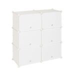 �tag�re tour portable 5 �tages 10 compartiments armoire de rangement