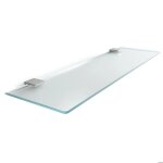 �tag�re en verre 60x13 verre sabl� d�poli haute r�sistance pour salle de bain cuisine tablette murale ...