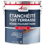 �tanch�it� toit terrasse - r�sine �tanch�it� color�e - arcathan - 15 kg beige - ral 1001