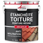 Étanchéité toiture résine détanchéité colorée : arcafilm 10 l - tuile Étanchéité toiture résine détanchéité colorée : arcafilm 10 l - tuile