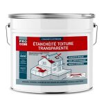 �tanch�it� transparente polyur�thane - r�sine d�tanch�it� transparente toiture v�randa verri�re 10 litres ...