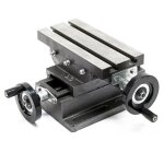 �tau � croix 2 axes table de fraisage surface de per�age 220x100mm �tabli guidage queue daronde