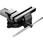 tau d'tabli monzana - acier au carbone massif - base rotative 360 - enclume - 125mm