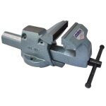 Etau r�glable fixe en acier 105 mm ouverture 150 mm s�rie 50 dolex noir - dolex