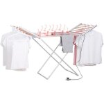 Etendoir chauffant chauffant pliable seche linge electrique 230 w avec ailes s�che - serviettes int�rieur ...