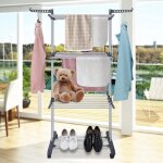 Etendoir à linge 4 niveaux - bigzzia - séchoir à linge extérieur et intérieur pliable ailes latérales ... Etendoir à linge 4 niveaux - bigzzia - séchoir à linge extérieur et intérieur pliable ailes latérales ...