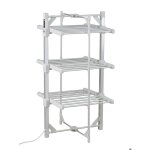 �tendoir � linge �lectrique chauffant num�rique 220 w minuterie de 1 � 9 h temp�rature de 30 � 70 �c ...