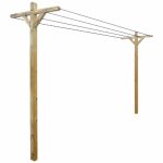 Etendoir  linge extrieur en bois