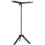 �tendoir � linge pliable pour int�rieur et ext�rieur rotatif � 360� avec 3 bras � crochets noir