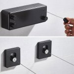 �tendoir � linge r�tractable - mhy� - 42 m - extensible - double corde - supporte jusqu� 30 kg - imperm�able ...