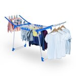 Etendoir  linge schoir  linge pliable antirouille et solide - pour vtements serviettes salle de bain ...
