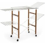 �tendoir � linge s�choir pliable vertical roulettes 18m d?�tendage multi - positions 6 ailes r�glables ...