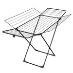 Eténdoir à linge velkea h300 séchoir à linge pliable avec 4 ailes noir surface de séchage totale 26m ... Eténdoir à linge velkea h300 séchoir à linge pliable avec 4 ailes noir surface de séchage totale 26m ...