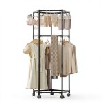 �tendoir � linges�choir mobileavec roulettes pivotantes grande capacit� montage facile utilisation int�rieure ...