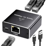 Ethernet 2 ports rj45 splitter 1000mbps r�partiteur rj45 1 � 2 lan splitter gigabit multipr lan splitter ...