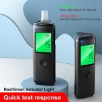 Ethylotest professionnel portable de haute précision à affichage numérique avec 5 embout buccal Ethylotest professionnel portable de haute précision à affichage numérique avec 5 embout buccal