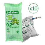 Ethylotest taux 02 g - lot de 10 ex - contralco nf x 20702 - sans chrome - nouveaux conducteurs - produit ...