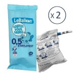 Ethylotest taux 05 g - lot de 2 ex - contralco nf x 20702 - sans chrome - produit fran�ais - le ballon ...
