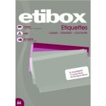 Etiquettes adh�sives etibox 105 x 70 mm
