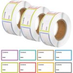 �tiquettes auto - adh�sives pour produits surgel�s - lot de 1500 - pour supermarch�s et march�s - marquage ...