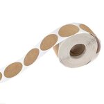 �tiquettes autocollantes personnalis�es rondes en papier kraft lot de 500 pi�ces