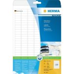 tiquettes blanches permanentes - herma - 4725 tiquettes - a4 - adhrence forte - papier recycl