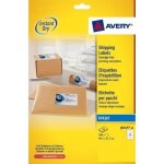 �tiquettes dexp�dition - avery - j8165 - 25 - 200 �tiquettes - 991 x 677 mm - blanc - adh�sif permanent ...
