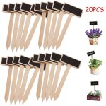 tiquettes de plantesmarqueurs de plantes aromatique de tableau noir en boispour potagerpot de fleurgraine ...