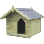 Etoniche pour chiens niche de jardin avec toit ouvrant bois de pin imprgn