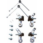 Etrier frein vtt cantilever p2r alu argent (2 paires)