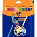 �tui de 24 crayons de couleur bic kids evolution illusion