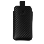 tui ceinture smartphone effet carbone languette pull - up taille xs forcell noir