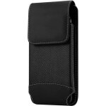 Étui ceinture vertical smartphone universel nylon mousqueton clip noir - avizar - universel - noir Étui ceinture vertical smartphone universel nylon mousqueton clip noir - avizar - universel - noir
